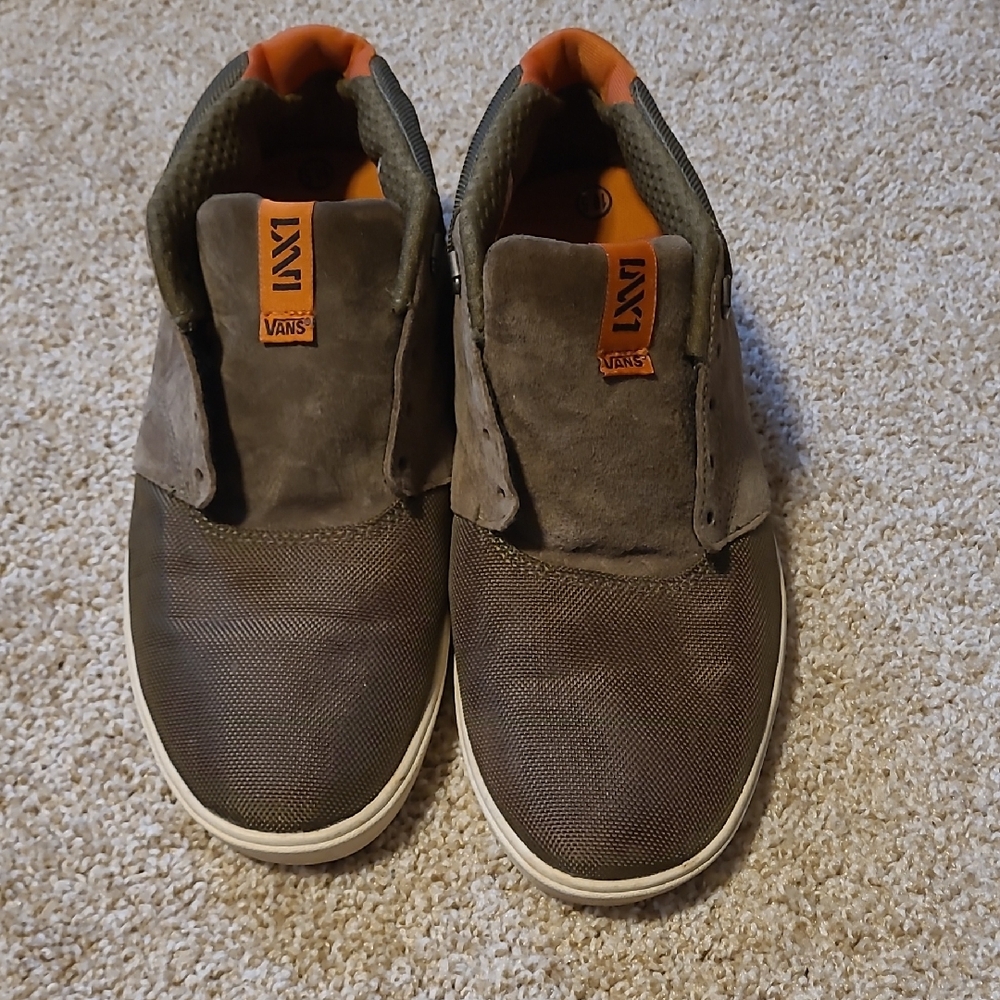 Vans Men's LXVI All Weather Terrain Olive/Orange Shoes